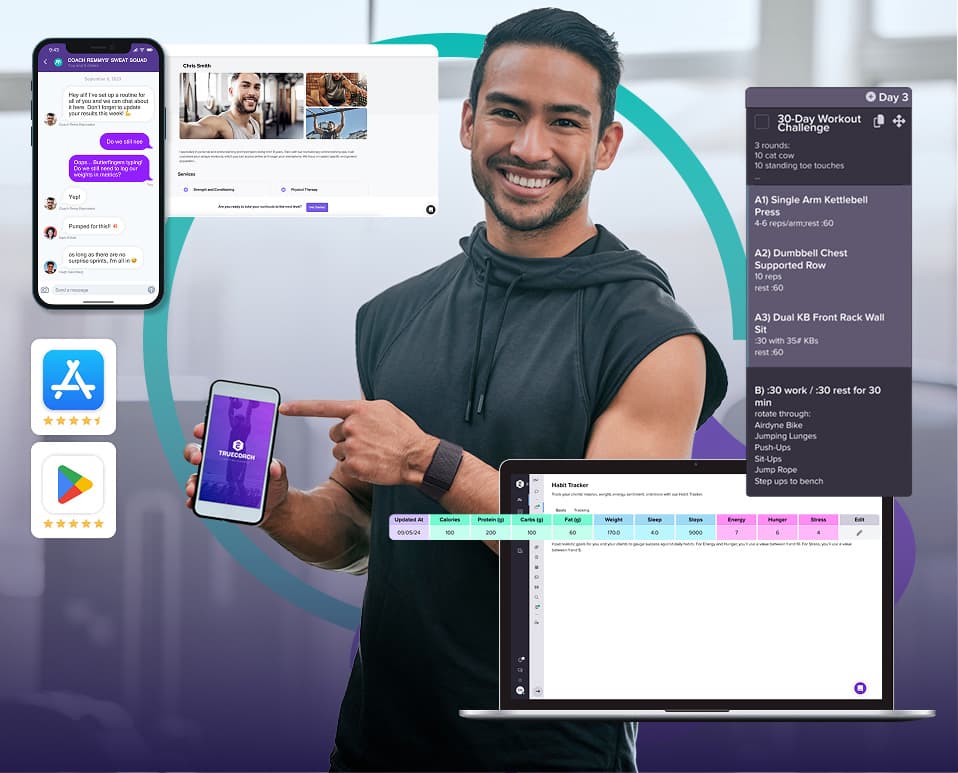 TrueCoach — рабочая среда онлайн-коучинга и клиентское мобильное приложение для тренировок